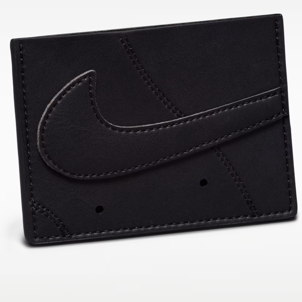 🎈HP🎉🥳 Nike Air Force 1 Black Card Wallet - Picture 4 of 5